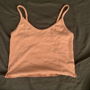Peachy pink tank top